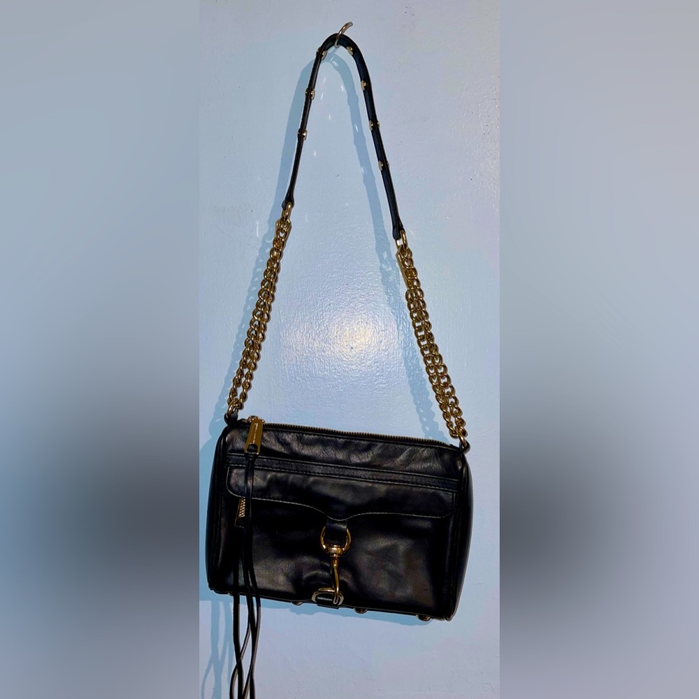 EUC Rebecca Minkoff Small Black Shoulder/Crossbody Bag.